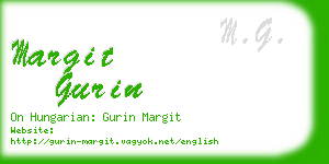 margit gurin business card